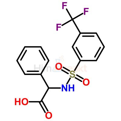 2-Фенил-2-({[3-(трифторметил)фенил]сульфонил}амино)уксусная кислота