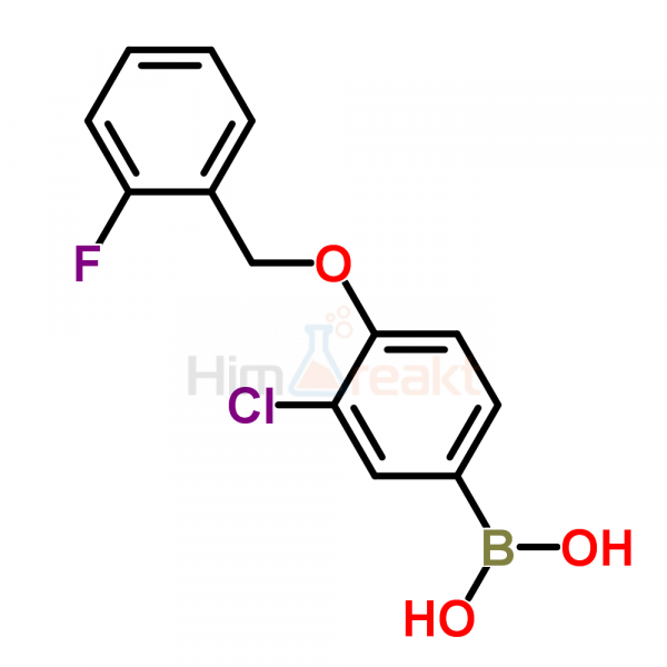 3-Хлор-4-(2'-фторбензилокси)фенилборная кислота