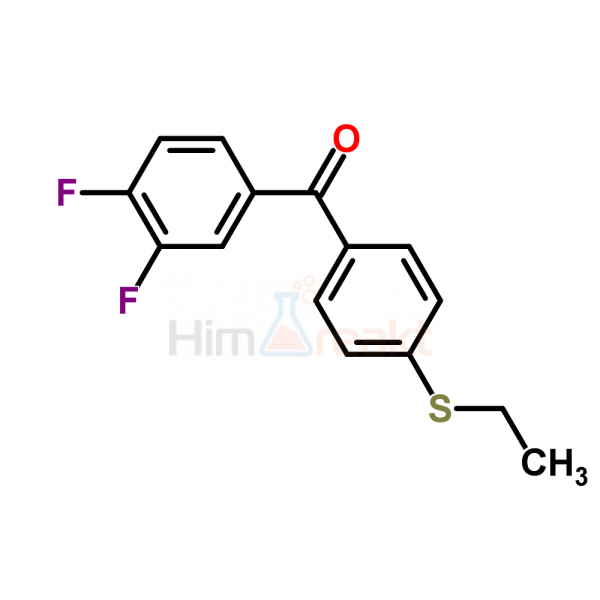 3,4-Дифтор-4'-(этилтио)бензофенон