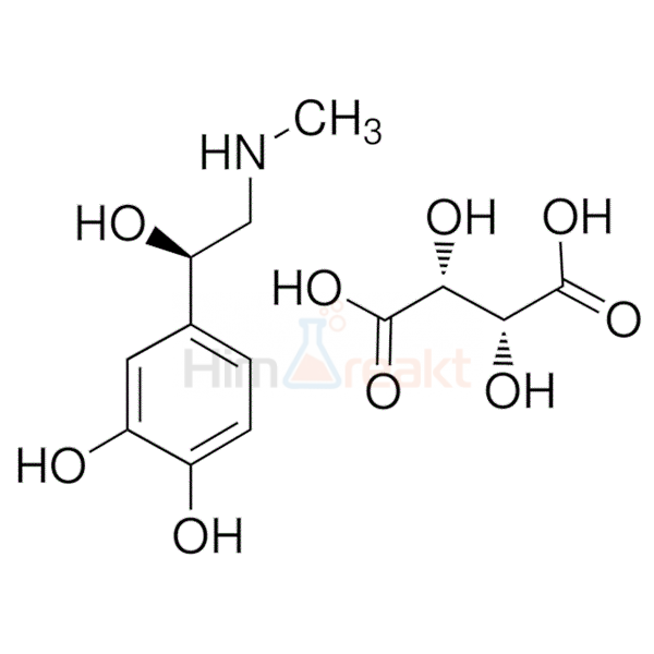 (-)-Эпинефрин (+)-битартрат соль