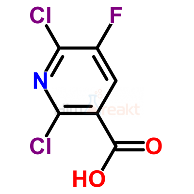 2,6-Дихлор-5-фторпиридин-3-карбоновая кислота