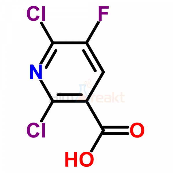 2,6-Дихлор-5-фторпиридин-3-карбоновая кислота