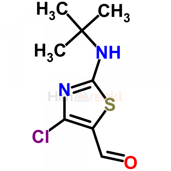 4-Хлор-2-(трет-бутиламино)-5-тиазолкарбоксальдегид