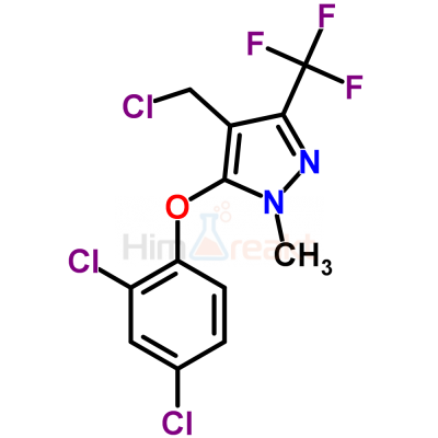 4-(Хлорметил)-5-(2,4-дихлорфенокси)-1-метил-3-(трифторметил)-1H-пиразол