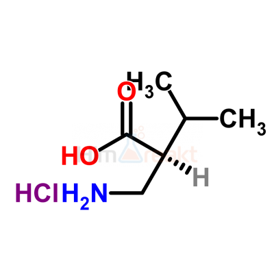 (S)-2-(аминометил)-3-метилмасляный кислота гидрохлорид