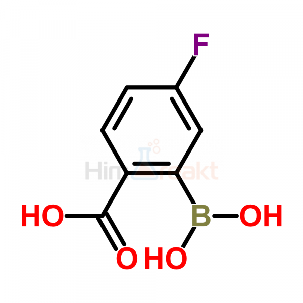 2-Карбокси-5-фторфенилборная кислота