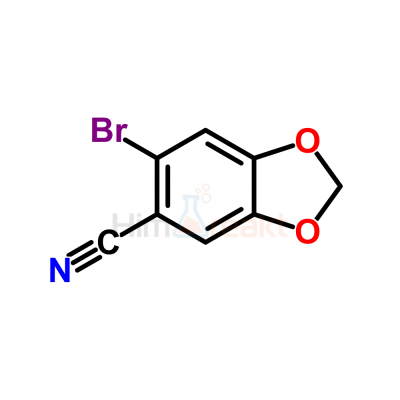 6-Бром-1,3-бензодиоксол-5-карбонитрил