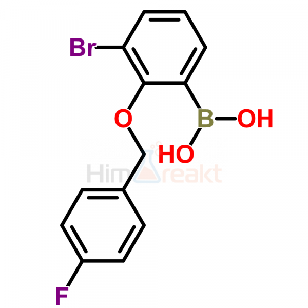 3-Бром-2-(4'-фторбензилокси)фенилборная кислота