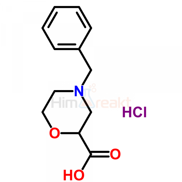 4-Бензил-2-морфолинкарбоновая кислота гидрохлорид