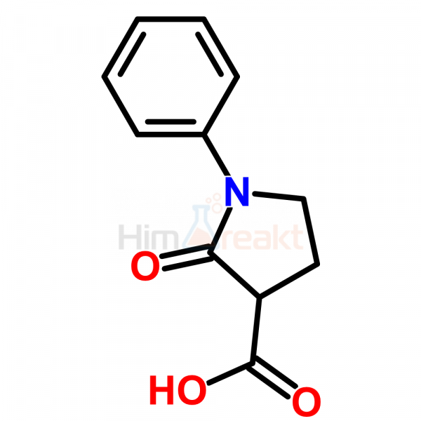 1-Фенил-2-оксо-3-пирролидинкарбоновая кислота