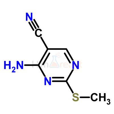 4-Амино-2-(метилтио)пиримидин-5-карбонитрил