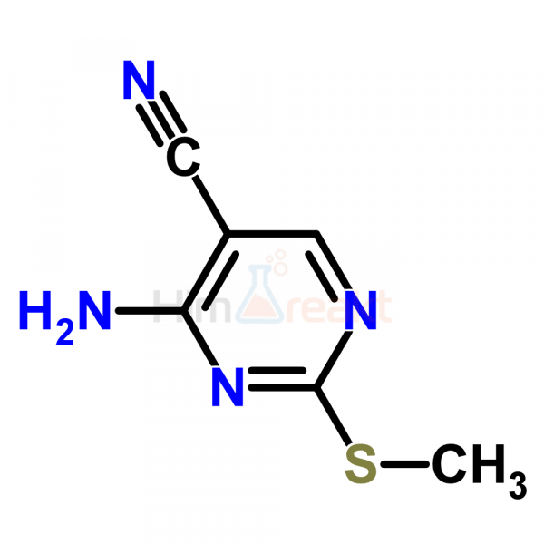 4-Амино-2-(метилтио)пиримидин-5-карбонитрил
