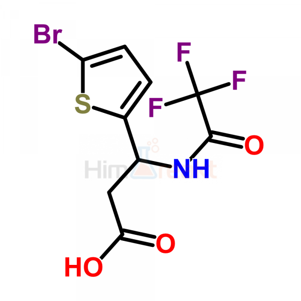 3-(5-Бром-2-тиенил)-3-[(2,2,2-трифторацетил)амино]пропановая кислота