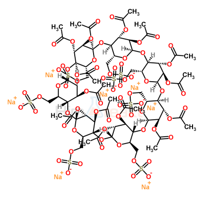 Гептакис(2,3-ди-O-ацетил-6-O-сульфо)-бета-циклодекстрин гептанатриевая соль