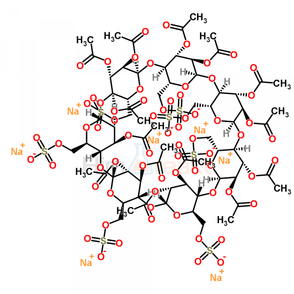 Гептакис(2,3-ди-O-ацетил-6-O-сульфо)-бета-циклодекстрин гептанатриевая соль