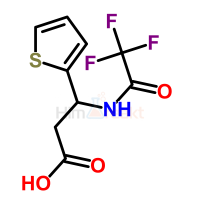 3-(2-Тиенил)-3-[(2,2,2-трифторацетил)амино]пропановая кислота