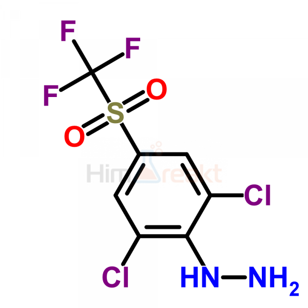 2,6-Дихлор-4-(трифторметилсульфонил)фенилгидразин