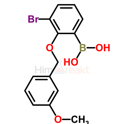 3-Бром-2-(3'-метоксибензилокси)фенилборная кислота
