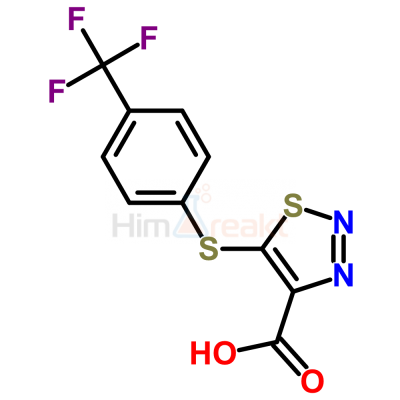 5-{[4-(Трифторметил)фенил]сульфанил}-1,2,3-тиадиазол-4-карбоновая кислота