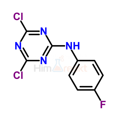 4,6-Дихлор-N-(4-фторфенил)-1,3,5-триазин-2-амин