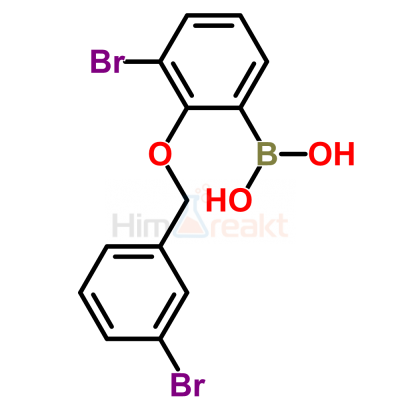 3-Бром-2-(3'-бромбензилокси)фенилборная кислота
