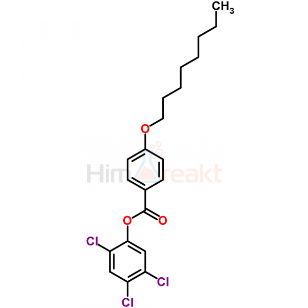 4'-N-октилоксибензойная кислота 2,4,5-трихлорфенил эфир