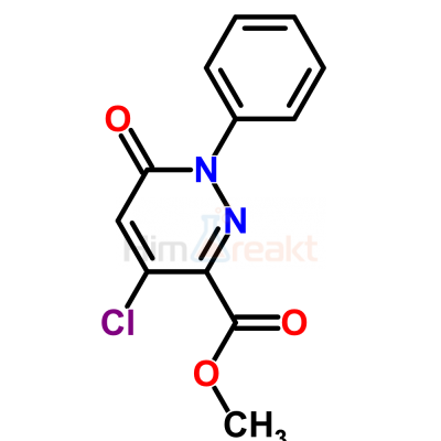 Метил 4-хлор-6-оксо-1-фенил-1,6-дигидро-3-пиридазинкарбоксилат