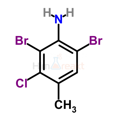 3-Хлор-2,6-дибром-4-метиланилин