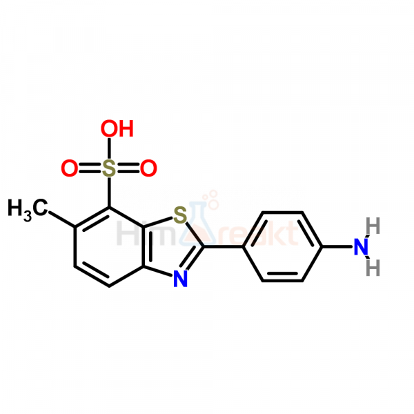 2-(4-Аминофенил)-6-метил-1,3-бензотиазол-7-сульфоновая кислота