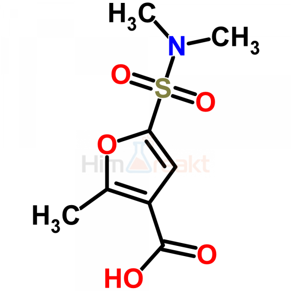 5-[(Диметиламино)сульфонил]-2-метил-3-фуранкарбоновая кислота