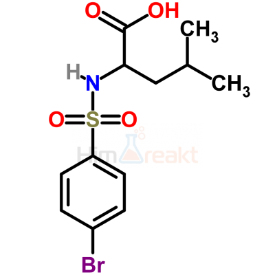 2-{[(4-Бромфенил)сульфонил]амино}-4-метилпентановая кислота