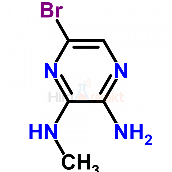 2-Амино-5-бром-3-(метиламино)пиразин