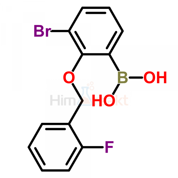 3-Бром-2-(2'-фторбензилокси)фенилборная кислота