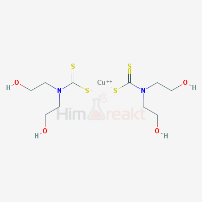 Бис(2-гидроксиэтил)дитиокарбаминовая кислота медь соль