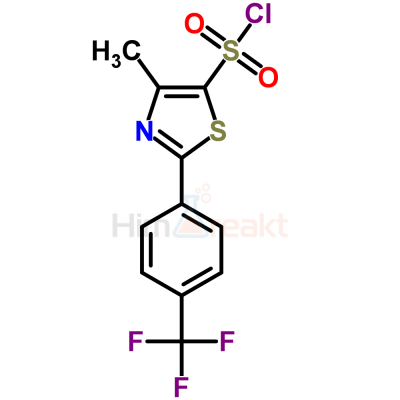 4-Метил-2-[4-(трифторметил)фенил]-1,3-тиазол-5-сульфонил хлорид