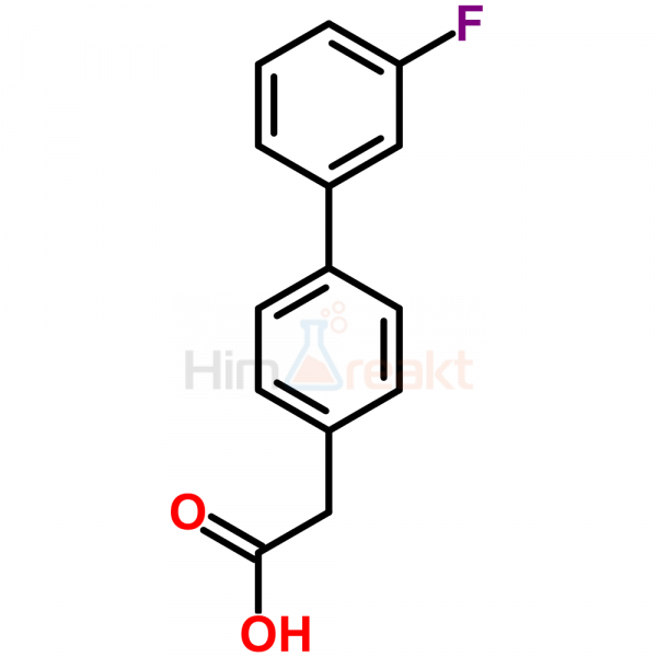 4-Бифенил-3'-фтор-уксусная кислота