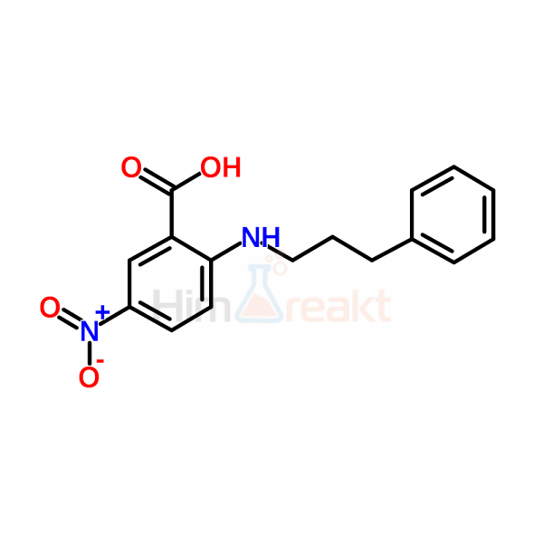 5-Нитро-2-(3-фенилпропиламино)бензойная кислота