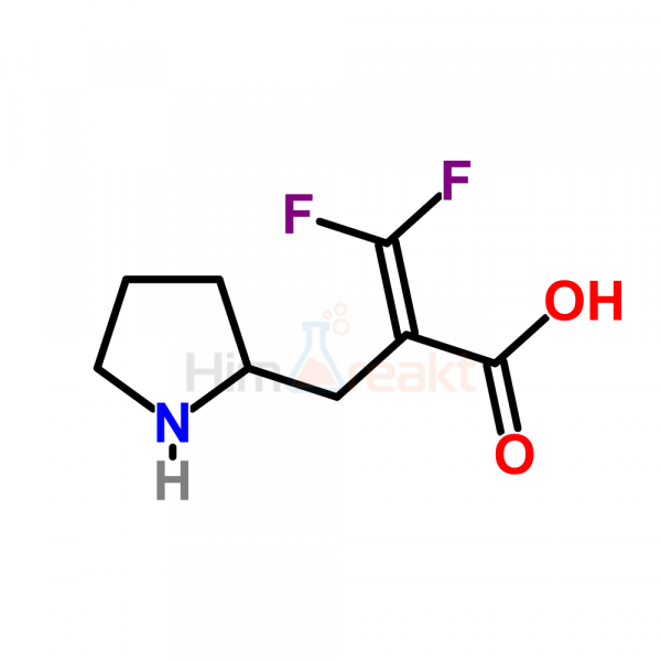 3,3-Дифтор-2-(2-пирролидинилметил)акриловая кислота