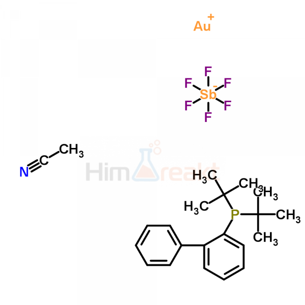 (Ацетонитрил)[(2-бифенил)ди-трет-бутилфосфин]золото(I) гексафторантимонат