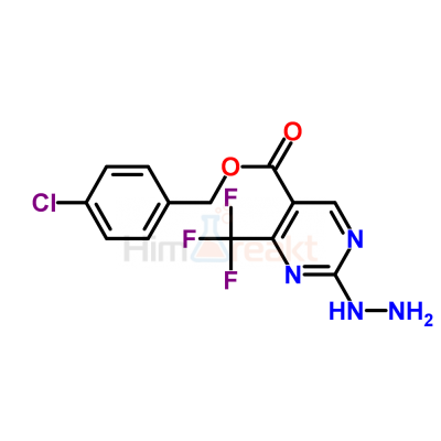 5-(4-Хлорбензилоксикарбонил)-4-(трифторметил)пиримидин-2-ил гидразин