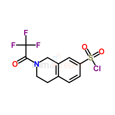 1,2,3,4-Тетрагидро-2-(трифторацетил)изокуинолин-7-сульфонил хлорид