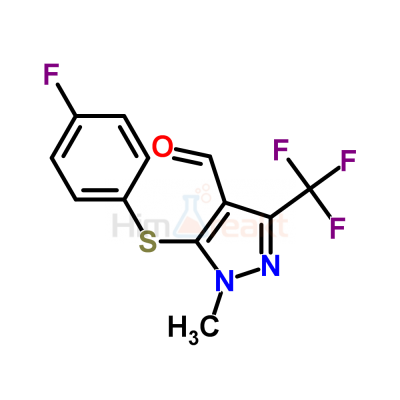 5-[(4-Фторфенил)сульфанил]-1-метил-3-(трифторметил)-1H-пиразол-4-карбальдегид