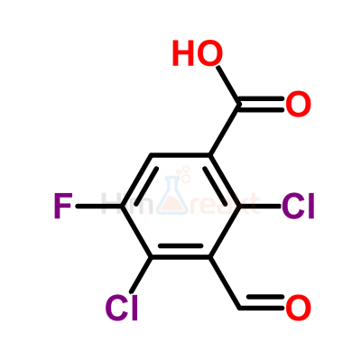 2,4-Дихлор-3-формил-5-фторбензойная кислота