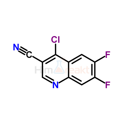 4-Хлор-6,7-дифтор-куинолин-3-карбонитрил