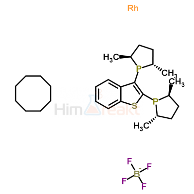 2,3-Бис[(2S,5S)-2,5-диметилфосфолано]бензо[b]тиофен циклооктадиен родий(I) тетрафторборат