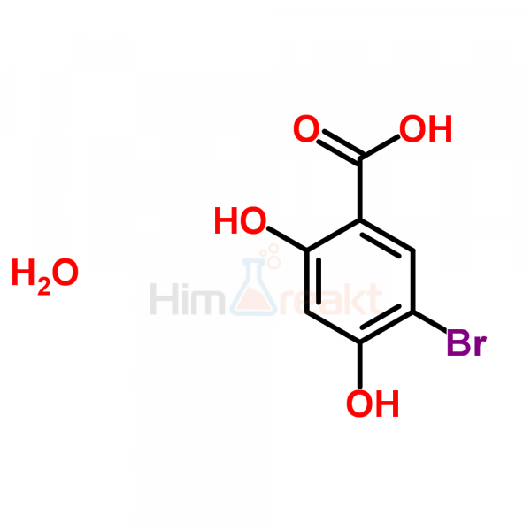 5-Бром-2,4-дигидроксибензойная кислота моногидрат