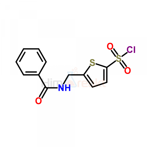5-[(Бензоиламино)метил]тиофен-2-сульфонил хлорид