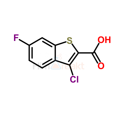 3-Хлор-6-фторбензо[b]тиофен-2-карбоновая кислота