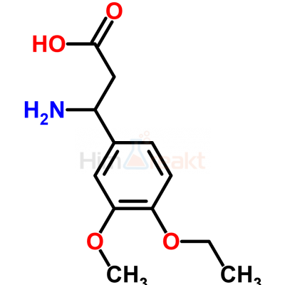 3-Амино-3-(4-этокси-3-метоксифенил)пропановая кислота