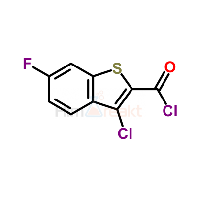 3-Хлор-6-фторбензо[b]тиофен-2-карбонил хлорид